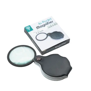 Lupa de Bolso 4x – Preto
